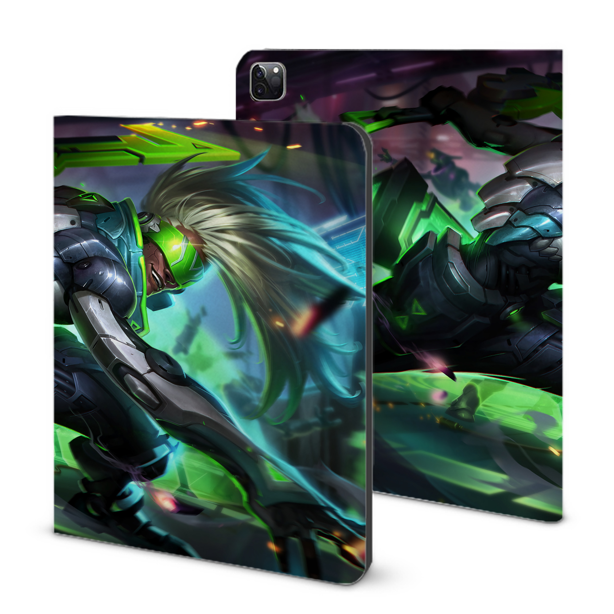 （画像用） リーグ・オブ・レジェンド League of Legends LOL IPad ケース ブック型 PUレザー TPU 耐衝撃 軽量 薄型 ペン収納なし 全面保護 IPad 各モデル対応